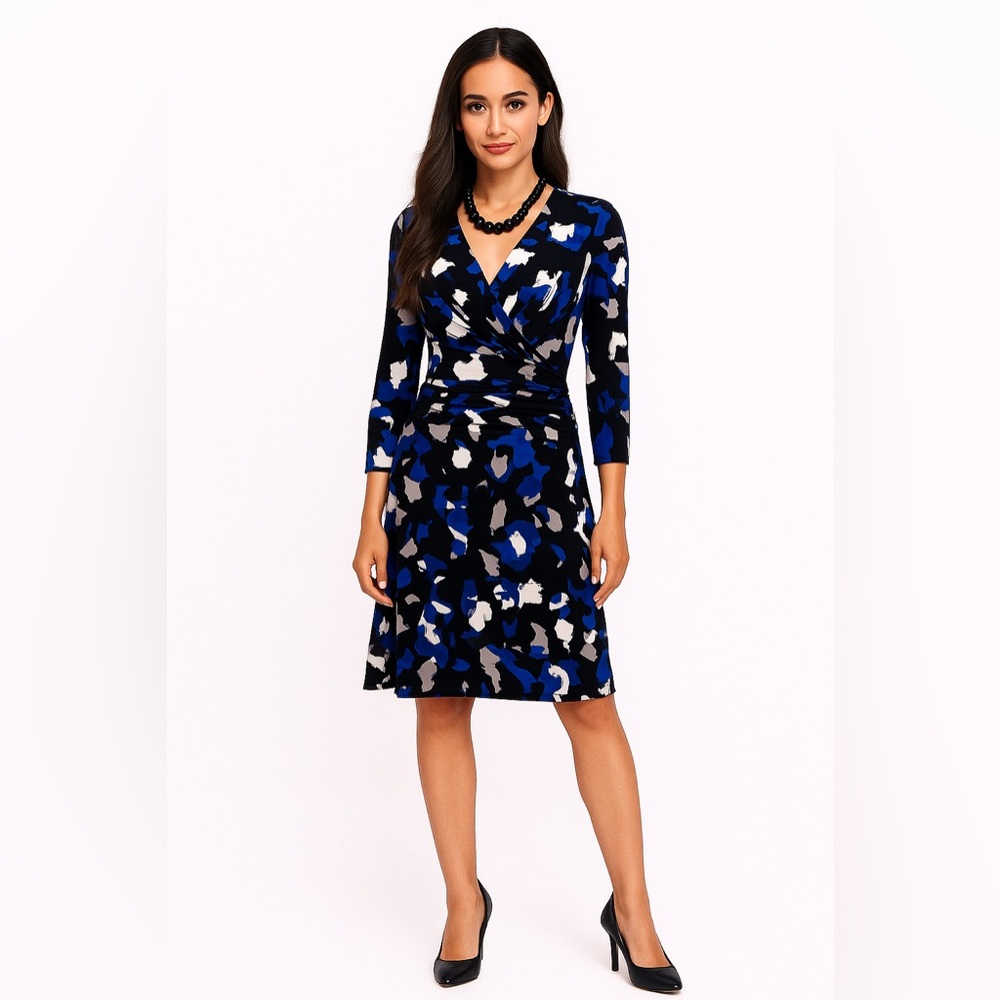 Nine West Elegant Black and White Dress